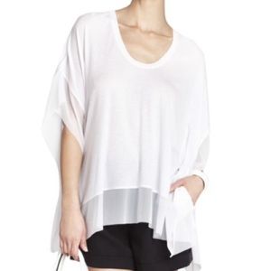 NWT BCBG MAXAZRIIA Lucilla Mesh Hem Top